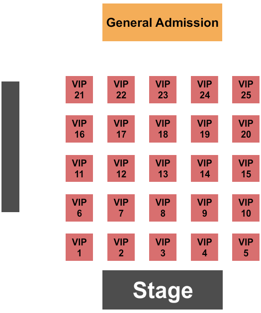 Plaza Mariachi Seating Chart: Endstage VIP Tables