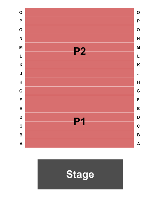 Plaza Theatre - Garland Seating Chart: Endstage