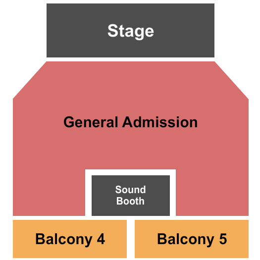 The Plaza Live Seating Chart: End Stage GA