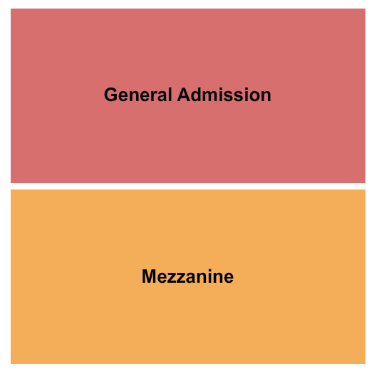 Plymouth Memorial Hall Seating Chart: GA Floor & Mezz