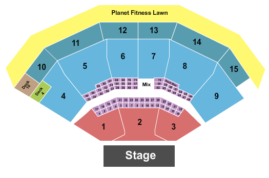 Truliant Amphitheater Seating Chart: Endstage No RSVD Lawn