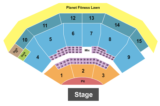 PNC Music Pavilion - Charlotte Seating Chart: Neil Young