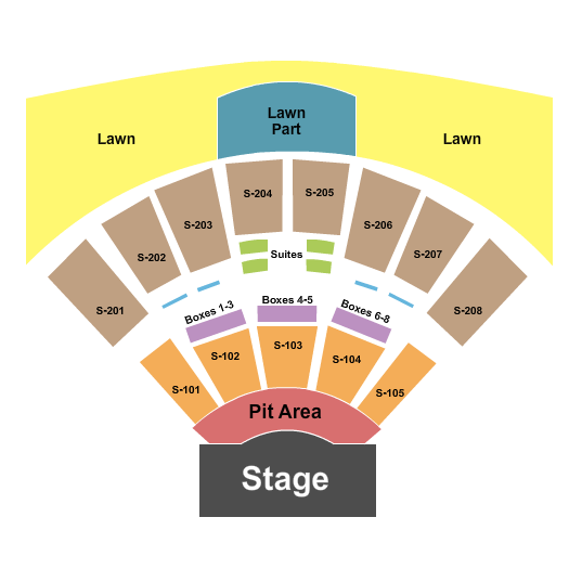 Poconos Park - PA Seating Chart: End Stage