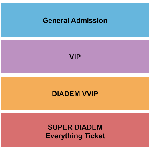 Poor David's Pub Seating Chart: GA/VIPs