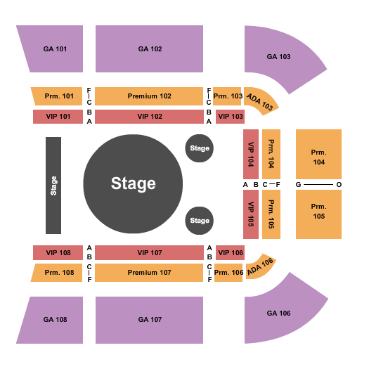 Portland International Raceway Seating Chart: Circus
