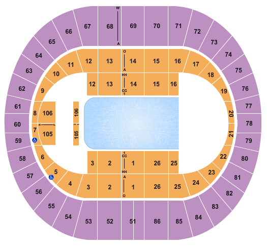 Portland Veterans Memorial Coliseum Seating Chart: Cirque Crystal