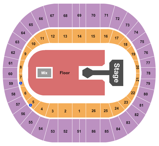 Portland Veterans Memorial Coliseum Seating Chart: Don Toliver