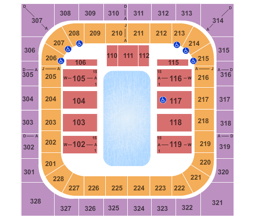 Bank of Springfield Center Seating Chart: Disney On Ice