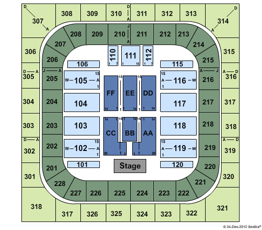 Prairie Capital Convention Center Seating Chart