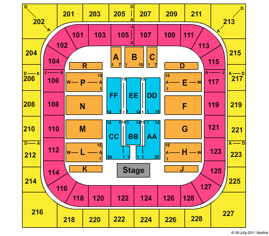 Prairie Capital Convention Center Seating Chart