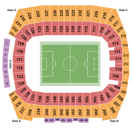 Pratt and Whitney Stadium At Rentschler Field Seating Chart
