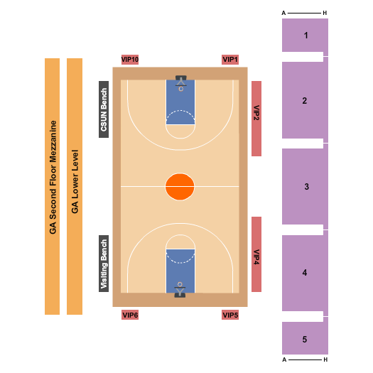 Premier America Credit Union Arena Seating Chart: Basketball