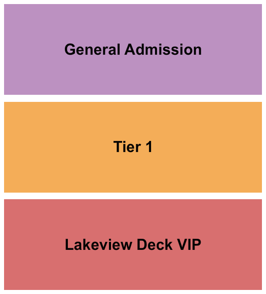 Preservation Plaza at Arnolds Park Amusement Park Seating Chart: GA/Tier/VIP
