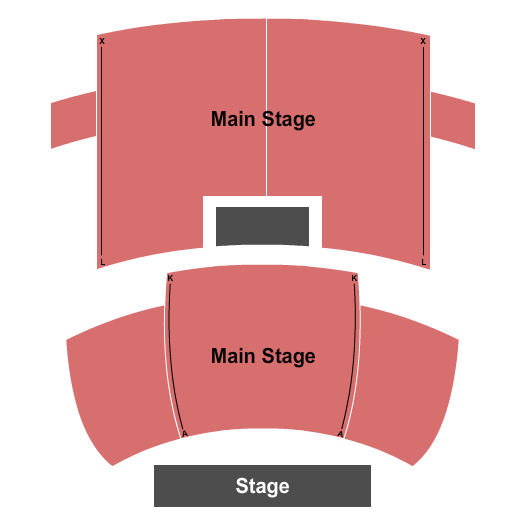 Presidio Theatre Seating Chart: Endstage 2