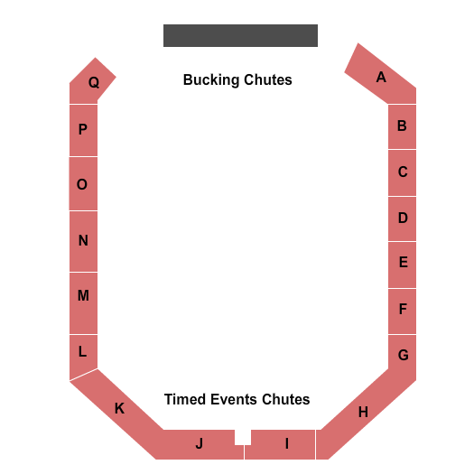 Preston Night Rodeo Grounds Seating Chart: Rodeo