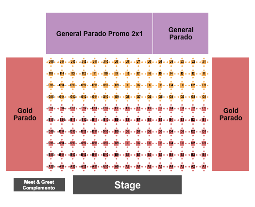 Prince William County Fairgrounds Seating Chart: Endstage Tables