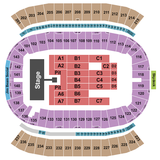Princess Auto Stadium Seating Chart: Endstage Pit