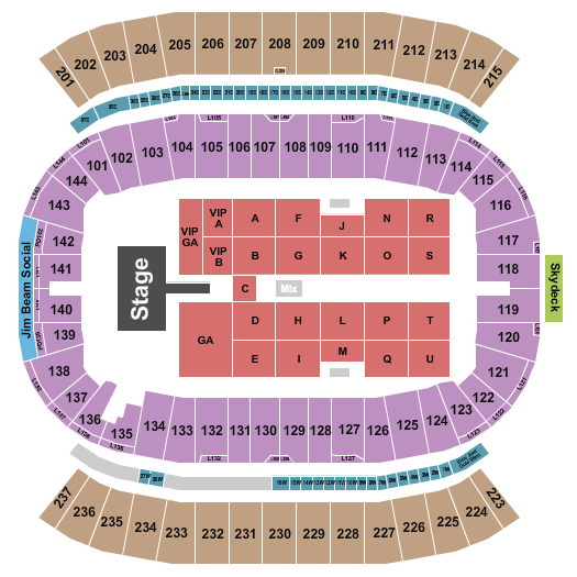 Princess Auto Stadium Seating Chart: Festival 2
