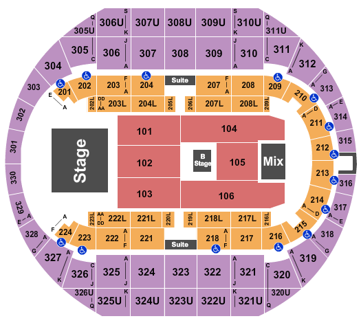 Propst Arena At the Von Braun Center Seating Chart: Casting Crowns