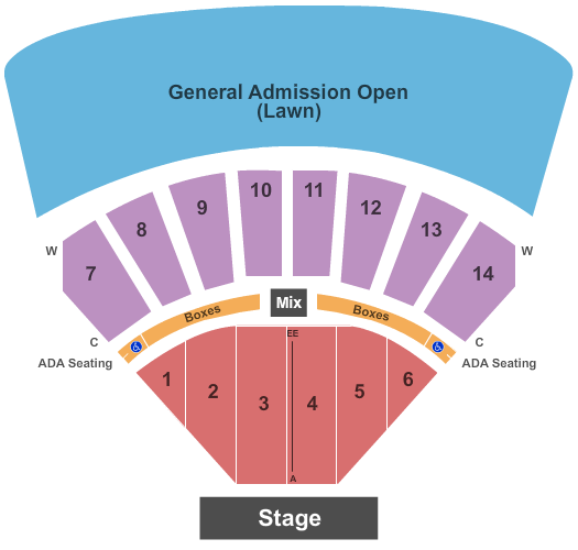 Azura Amphitheater Seating Chart