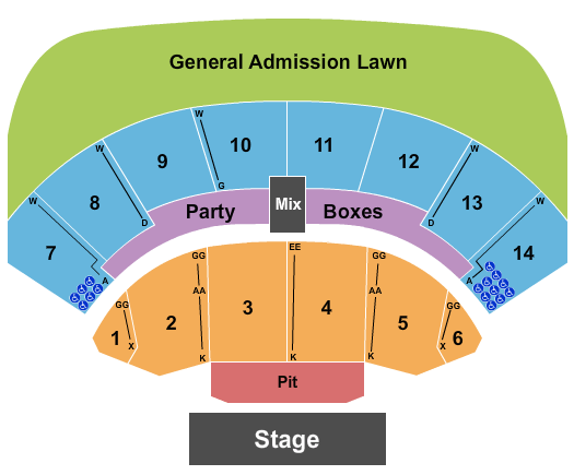 Providence Medical Center Amphitheater Map
