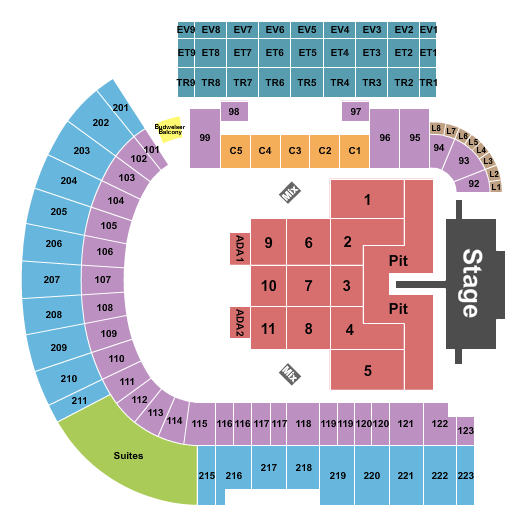 Providence Park Seating Chart: Foo Fighters