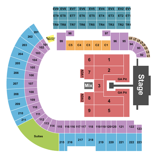 Providence Park Seating Chart: Green Day