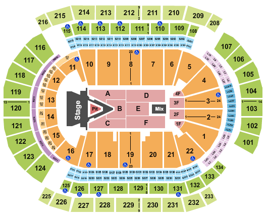 Prudential Center Seating Chart: Aerosmith