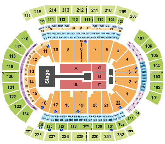 Prudential Center Seating Chart: Anuel AA