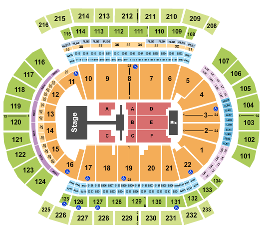 Prudential Center Seating Chart: BabyMonster