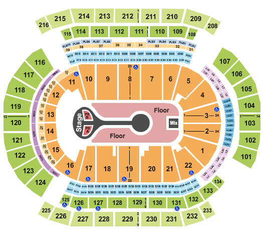 Prudential Center Seating Chart: Benson Boone