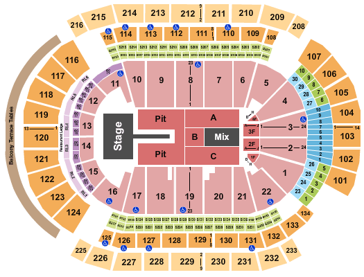 Prudential Center Seating Chart Bruno Mars