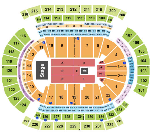 Prudential Center Seating Chart: Blessd