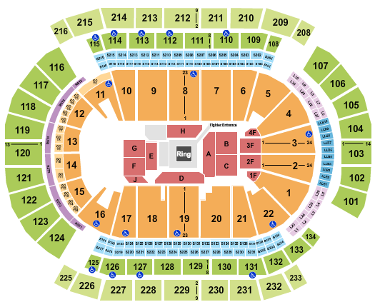Prudential Center Seating Chart: Boxing 3
