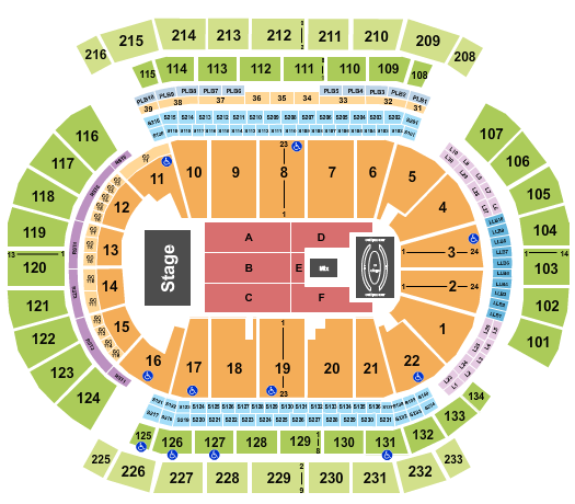 Prudential Center Seating Chart: Carin Leon