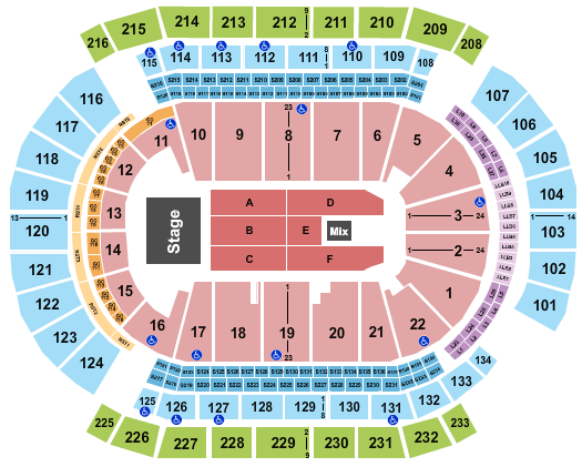 Trans-Siberian Orchestra Prudential Center Seating Chart