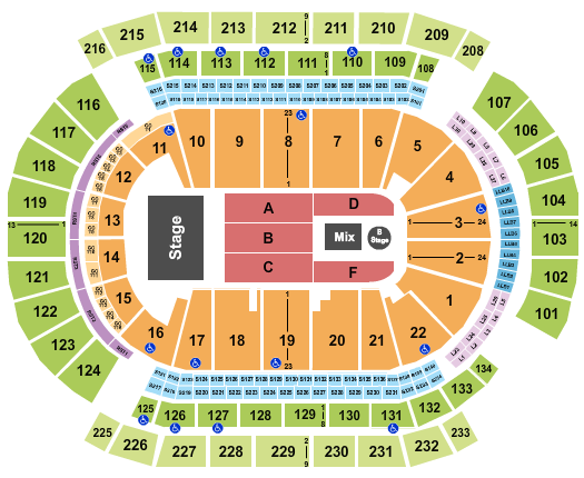 Prudential Center Seating Chart: Chris Brown