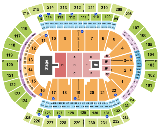 Prudential Center Seating Chart: Cody Johnson