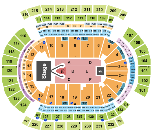 Prudential Center Seating Chart: Conan Gray