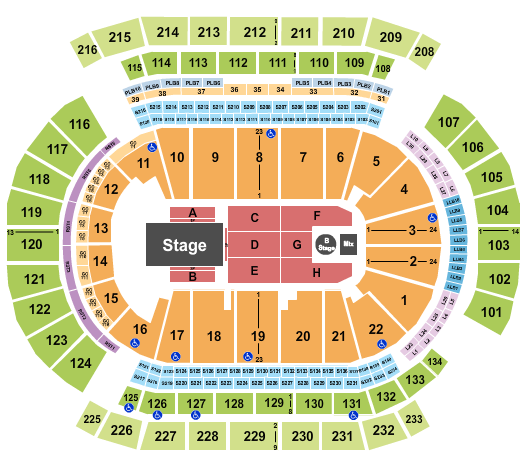 Prudential Center Seating Chart: Dancing with the Stars
