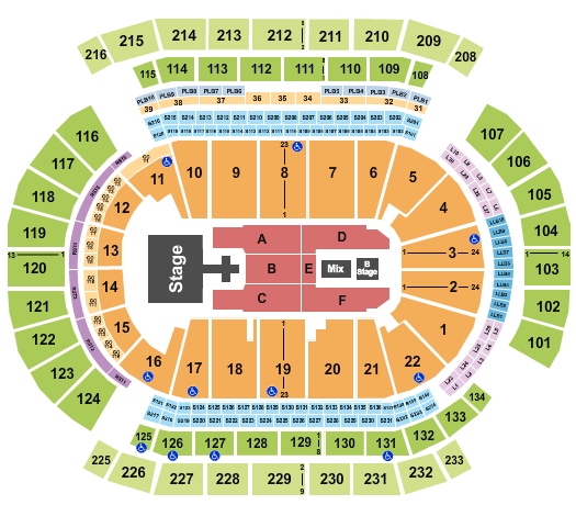 Prudential Center Seating Chart: Def Leppard