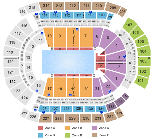 Consol Energy Center Seating Chart Disney On Ice