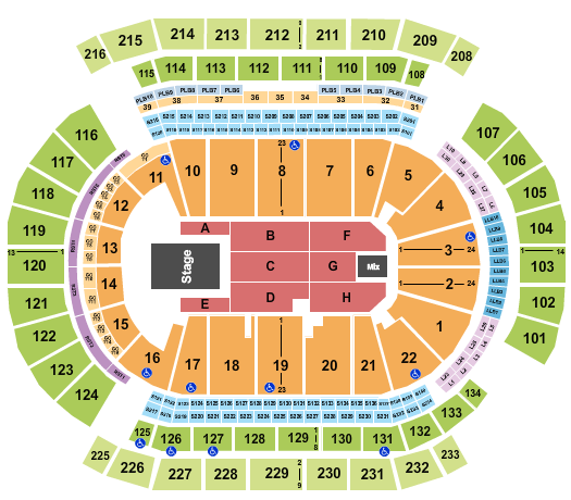 Prudential Center Seating Chart: Elevation Worship