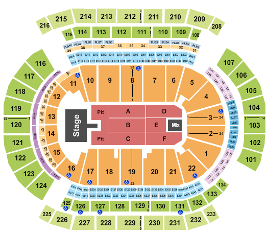 Prudential Center Seating Chart: Ella Langley