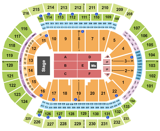 Prudential Center Seating Chart