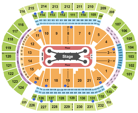 Prudential Center Seating Chart: Feid