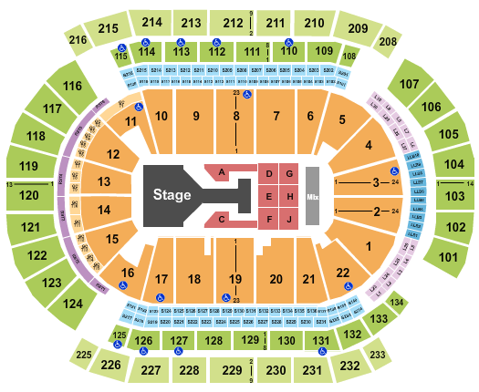 Prudential Center Seating Chart: G-Dragon