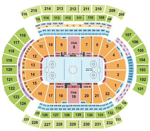 Prudential Center Seating Chart: Hockey 2