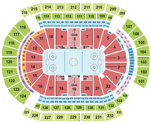 Prudential Center Seating Chart: Hockey