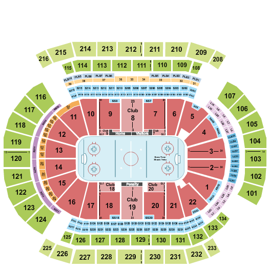 Prudential Center Seating Chart: Hockey